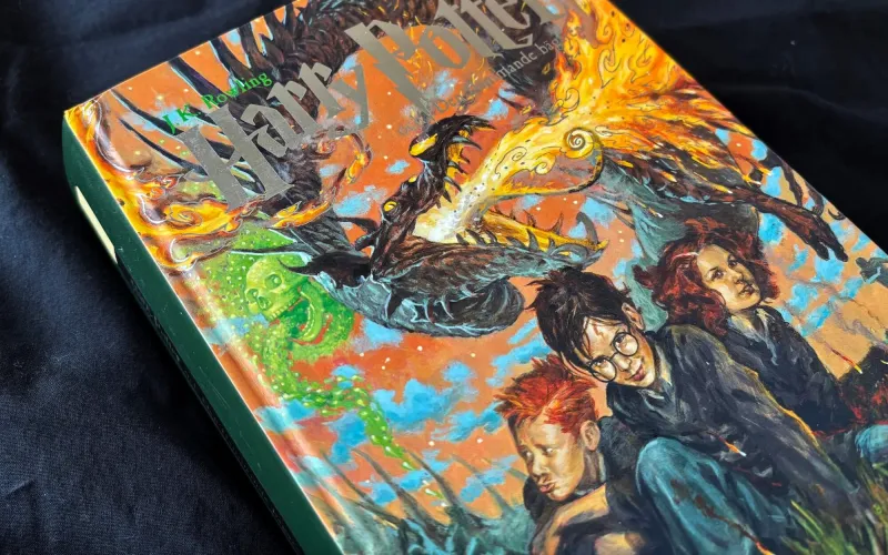 Boken Harry Potter och den flammande bägaren