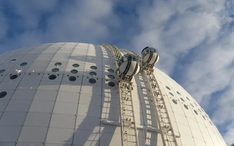 Utsidan av Ericsson Globe - Globen