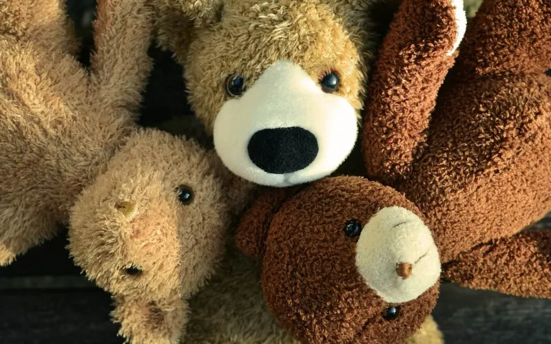 Ett gäng teddybjörnar