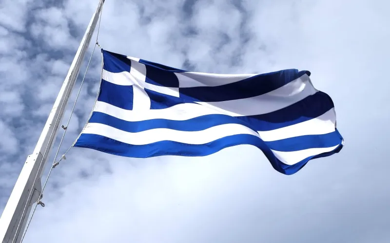 Greklands flagga