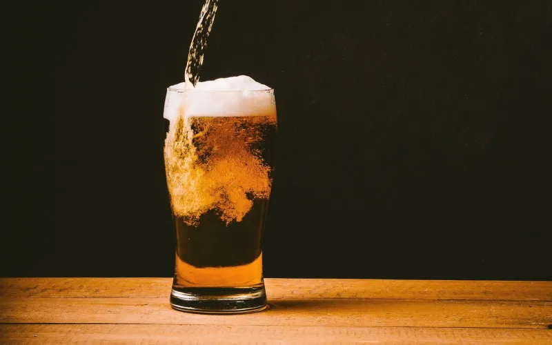 Ett glas öl
