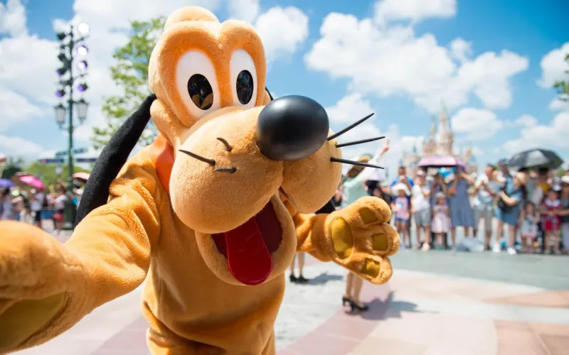 Närbild på seriefiguren Pluto