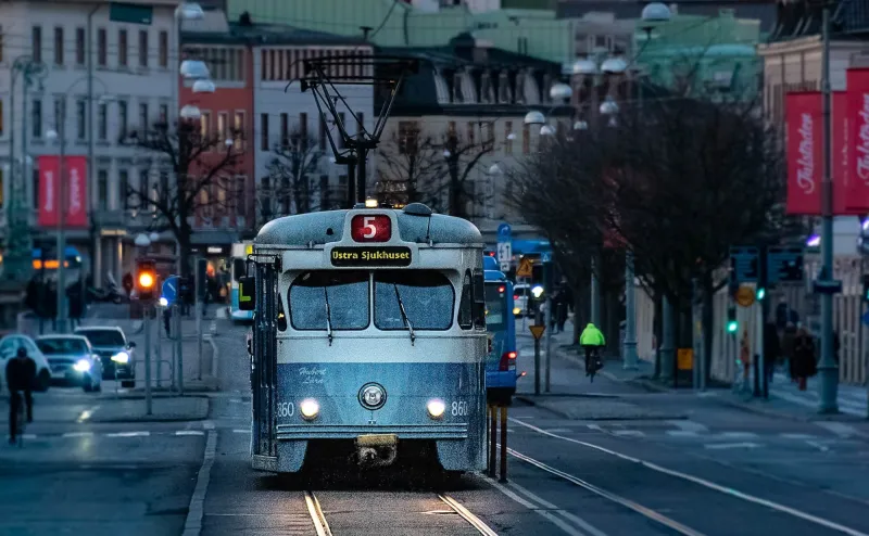En spårvagn i Göteborg